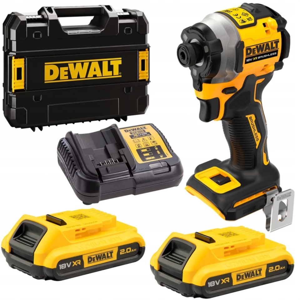 Dewalt DCF850D2T-QW Kömürsüz Darbeli Tornavida 18V 2,0AH 206Nm Tork