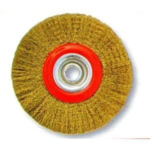 İthal Daire Tel Fırça Saçaklı 125 Mm