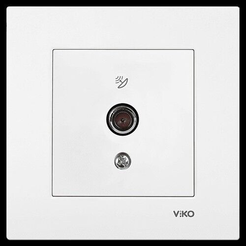 Viko TV Uydu Prizi F Konnektörlü Çerçevesiz