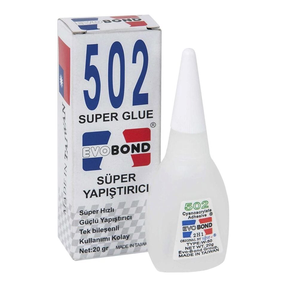 Evobond 502 Hızlı Yapıştırıcı 20gr Japon