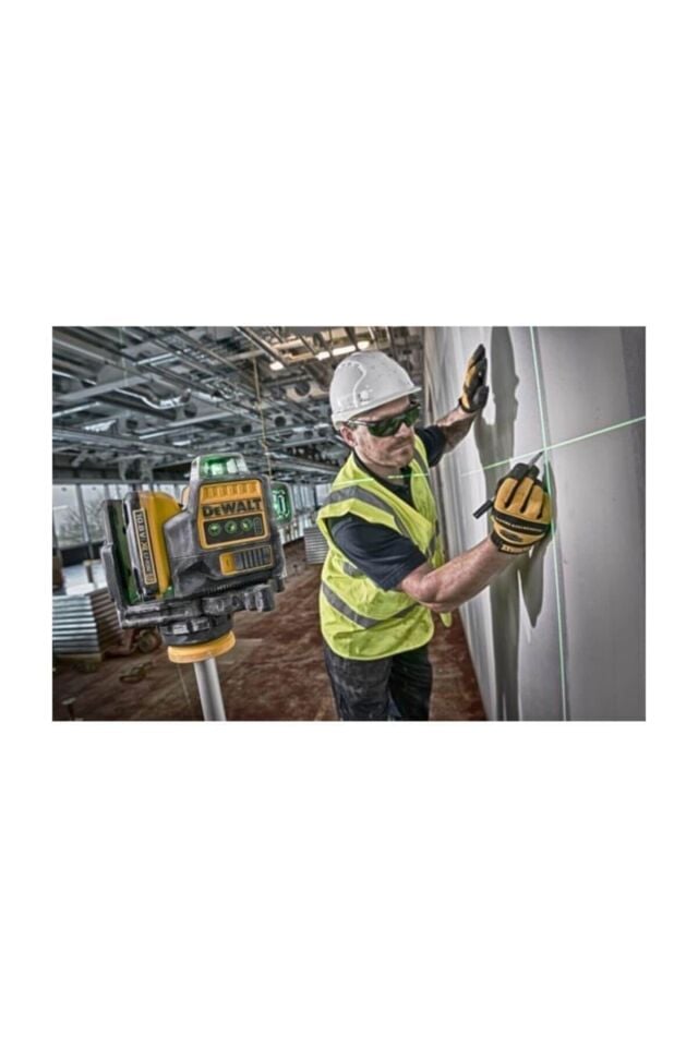 Dewalt DCE089D1G-QW Yeşil 3x360 10,8 V Li-ıon Hizalama Lazer Distomat