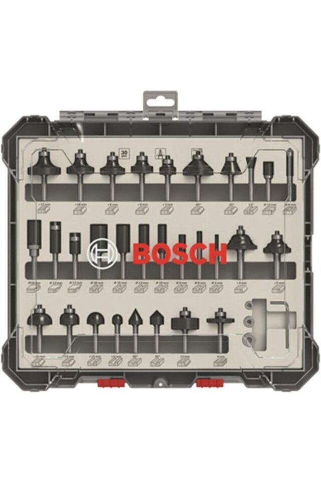 Bosch Freze Seti Karışık 6mm (30 Parça)