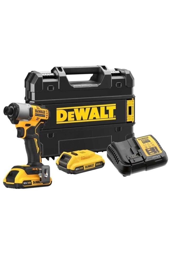 Dewalt DCF840D2T-QW Kompakt Kömürsüz Darbeli Tornavida 18V 2,0 Ah 192 Nm