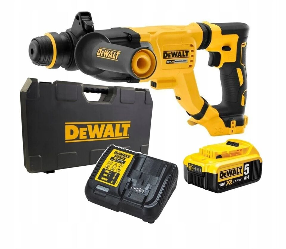 Dewalt DCH263P1 Akülü Kırıcı/Delici Sds Plus 18V 5,0Ah 3J