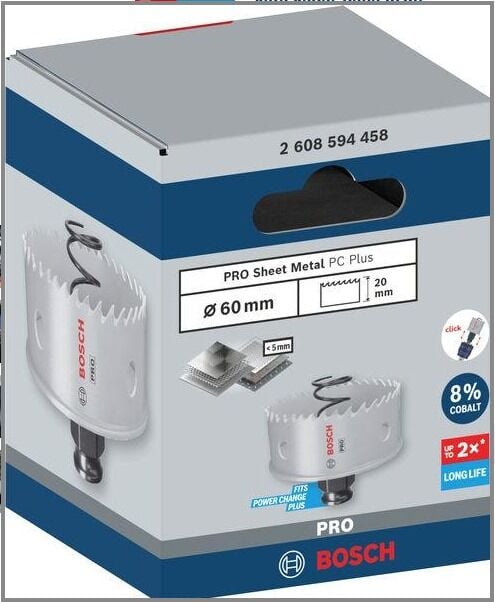 Bosch Pro Sheet Metal Panç 60mm
