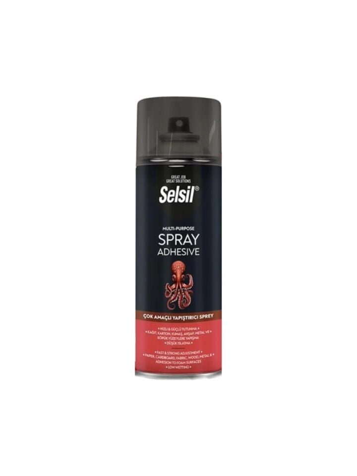 Selsil Çok Amaçlı Yapıştırıcı Sprey (Sprey Bally) 400ml