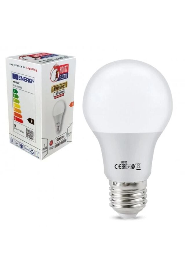 Horoz Led Ampül 9 Watt Beyaz