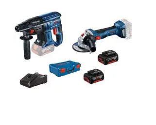 Bosch GBH 180-LI + GWS 180-LI Akülü Kırıcı Delici Ve Avuç Taşlama Seti