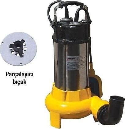 Attlas V2200D-F Atık Su Pompas Döküm Gövdeli 3,5Hp