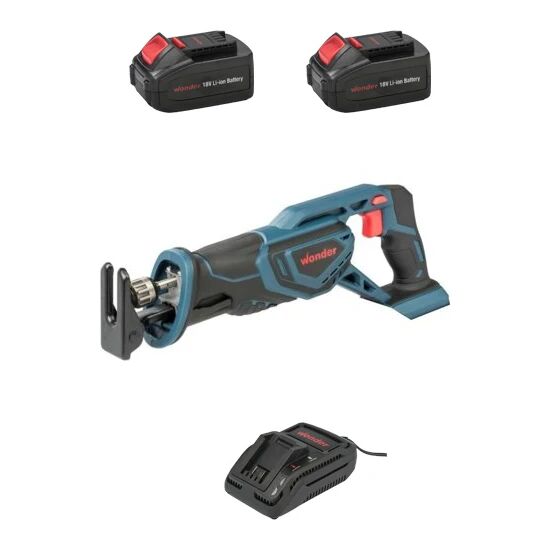 Wonder JD521818 Li-ion Şarjlı Tilki Kuyruğu Testere Makinesi Seti 18 Volt 2.0Ah