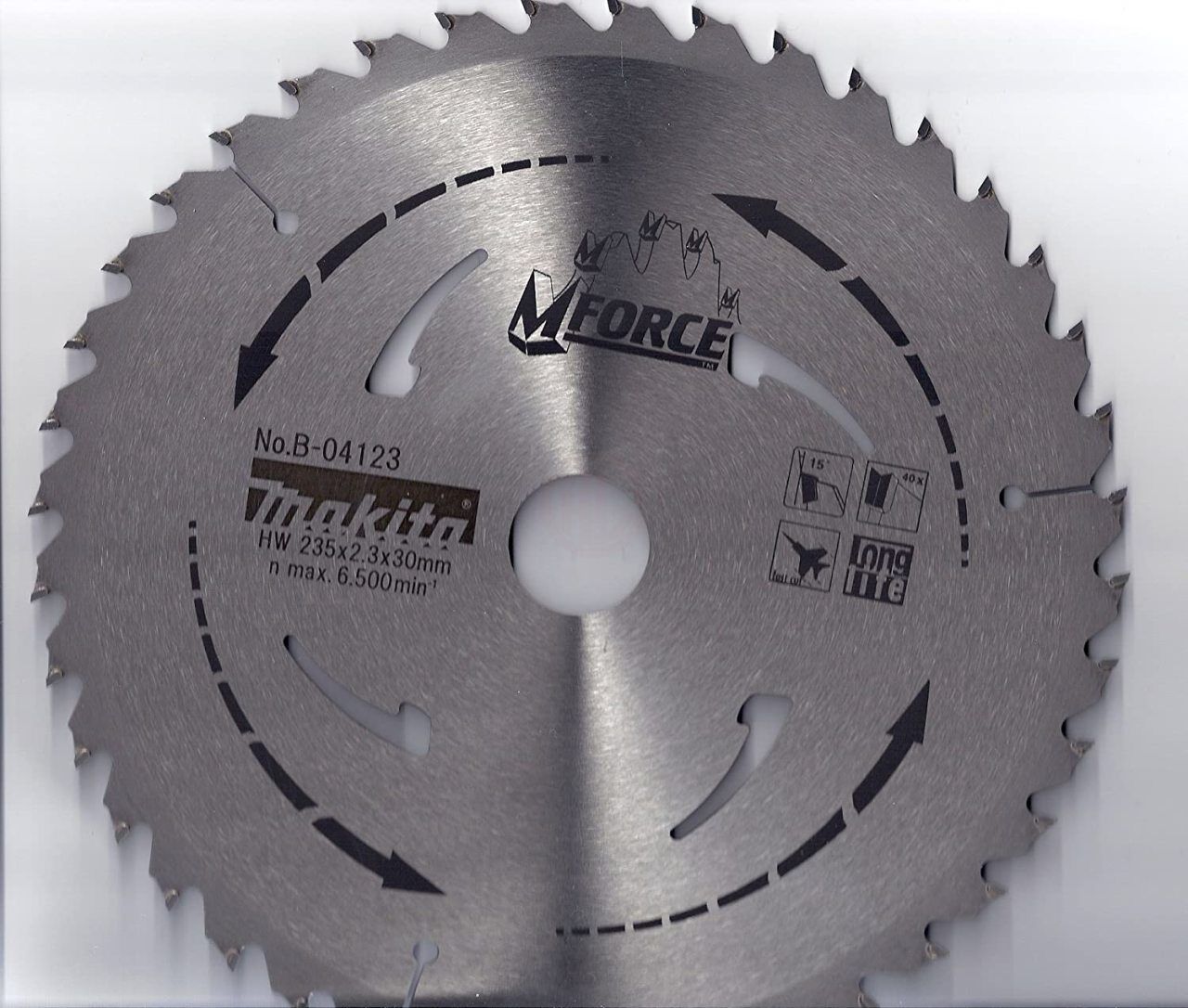 MAKİTA M Force Ahşap Daire Testeresi 235x30 80 Diş  B-04123