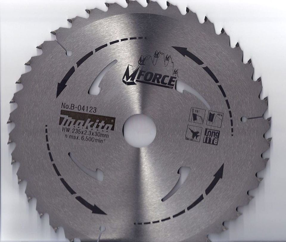 MAKİTA M Force Ahşap Daire Testeresi 235x30 80 Diş  B-04123