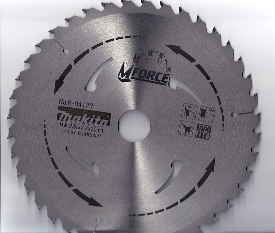 MAKİTA M Force Ahşap Daire Testeresi 235x30 80 Diş  B-04123