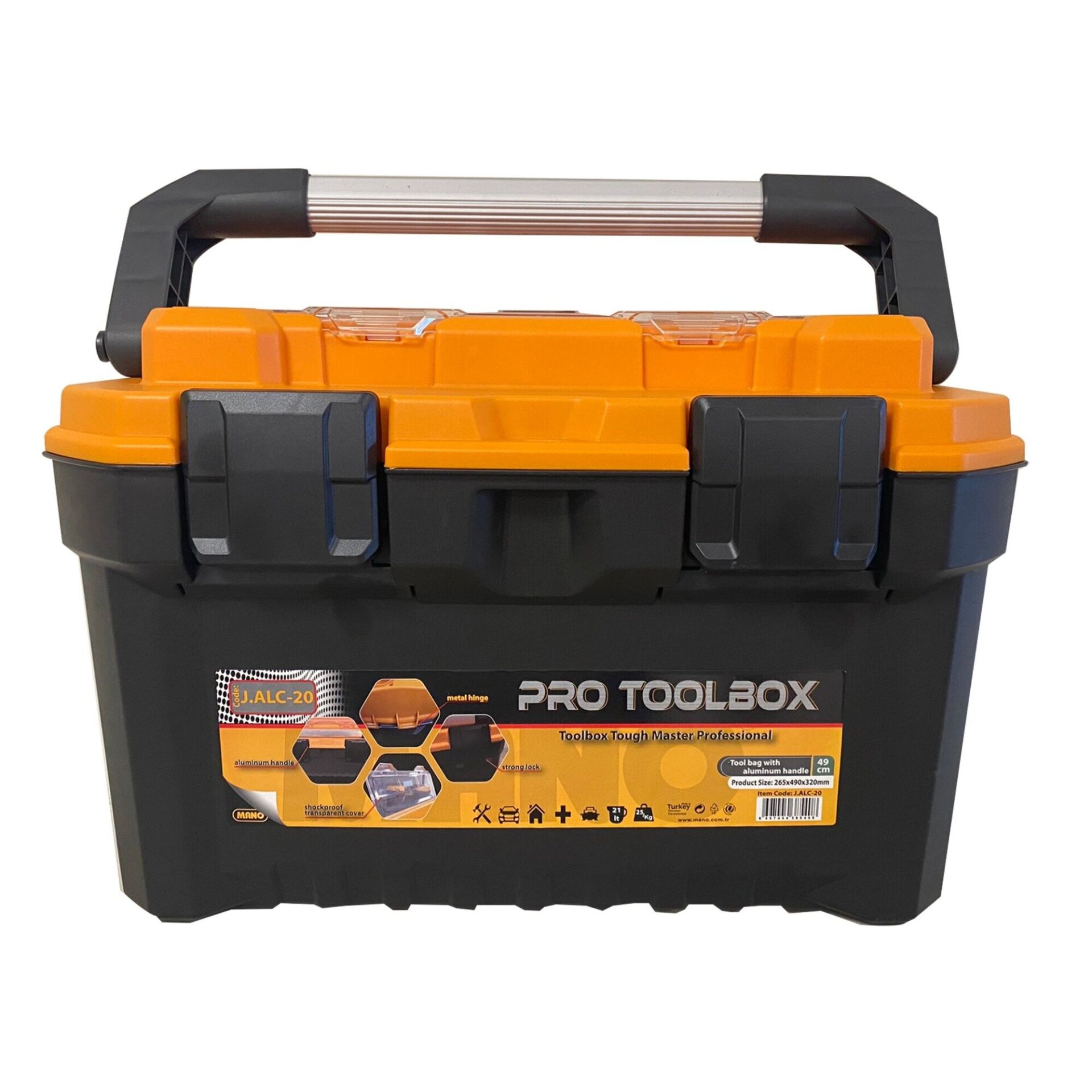 Mano J-ALC-20 Jumbo Alüminyum Saplı Çanta 20''