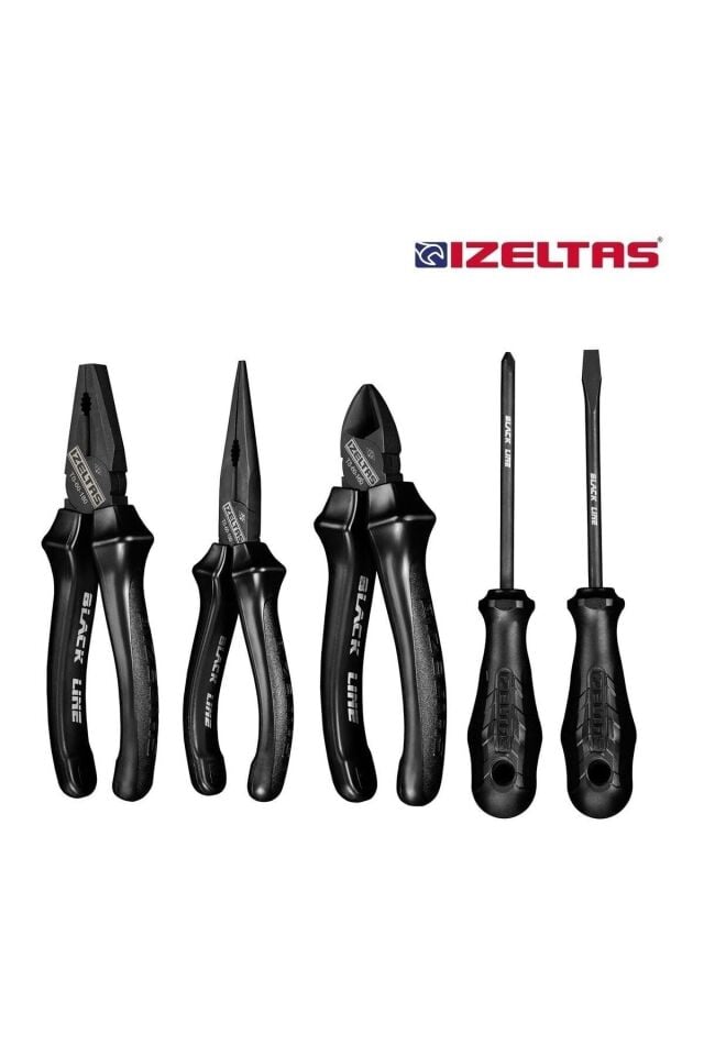 İzeltaş 1300 5 Parça Black Line El Aleti Set