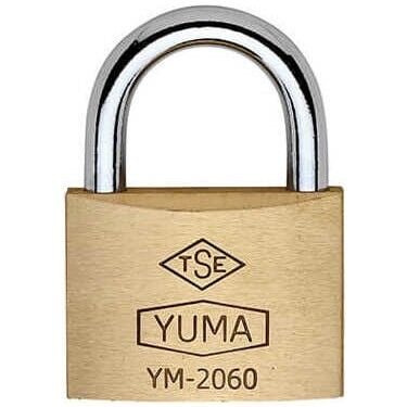 Yuma Pirinç Asma Kilit Sarı 60mm
