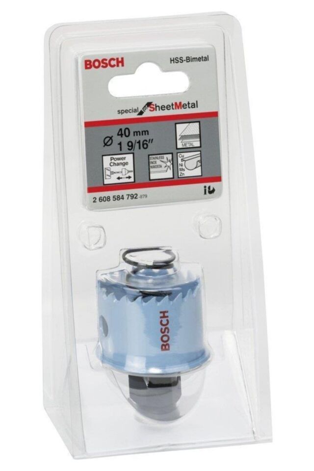 Bosch Sheet Metal Panç 40mm