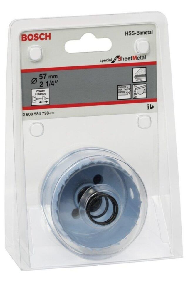 Bosch Sheet Metal Panç 57mm