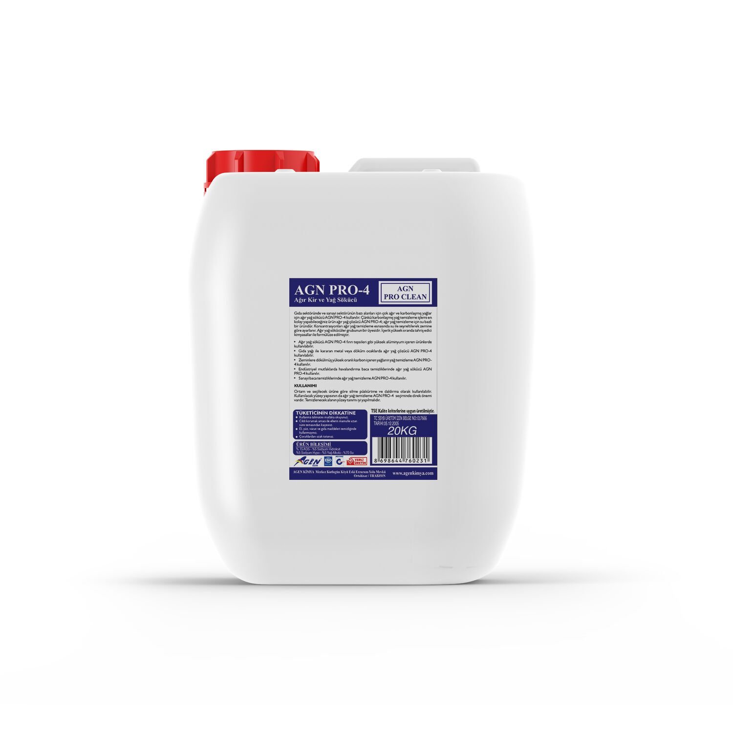 Whd Ağır Yağ Sökücü 20 kg