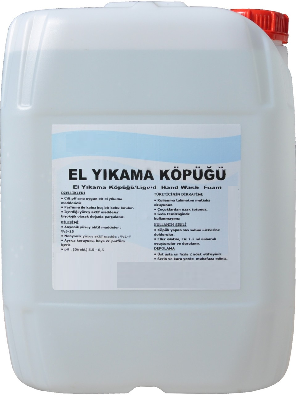 El Yıkama Köpüğü 20 Kg