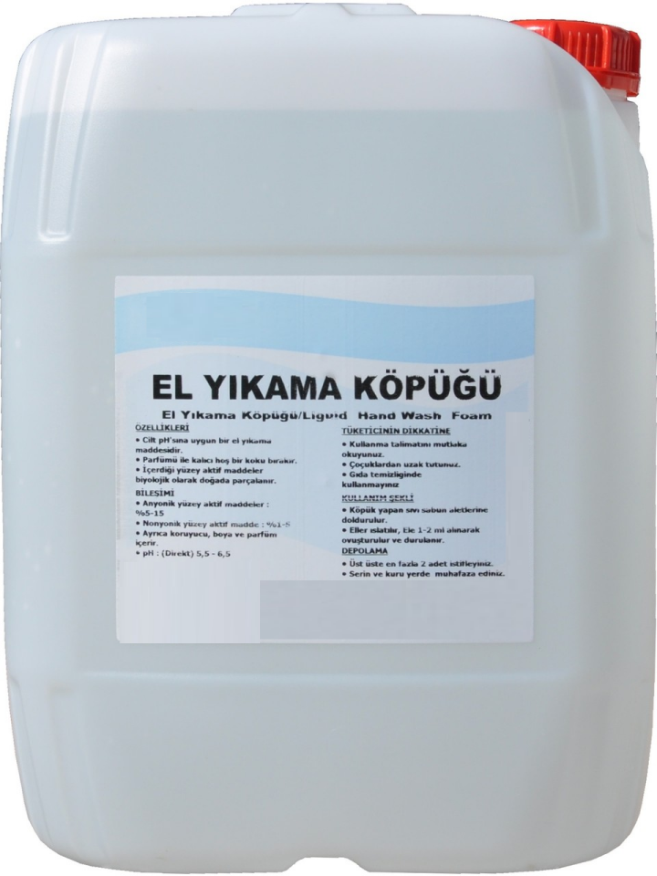 El Yıkama Köpüğü 20 Kg
