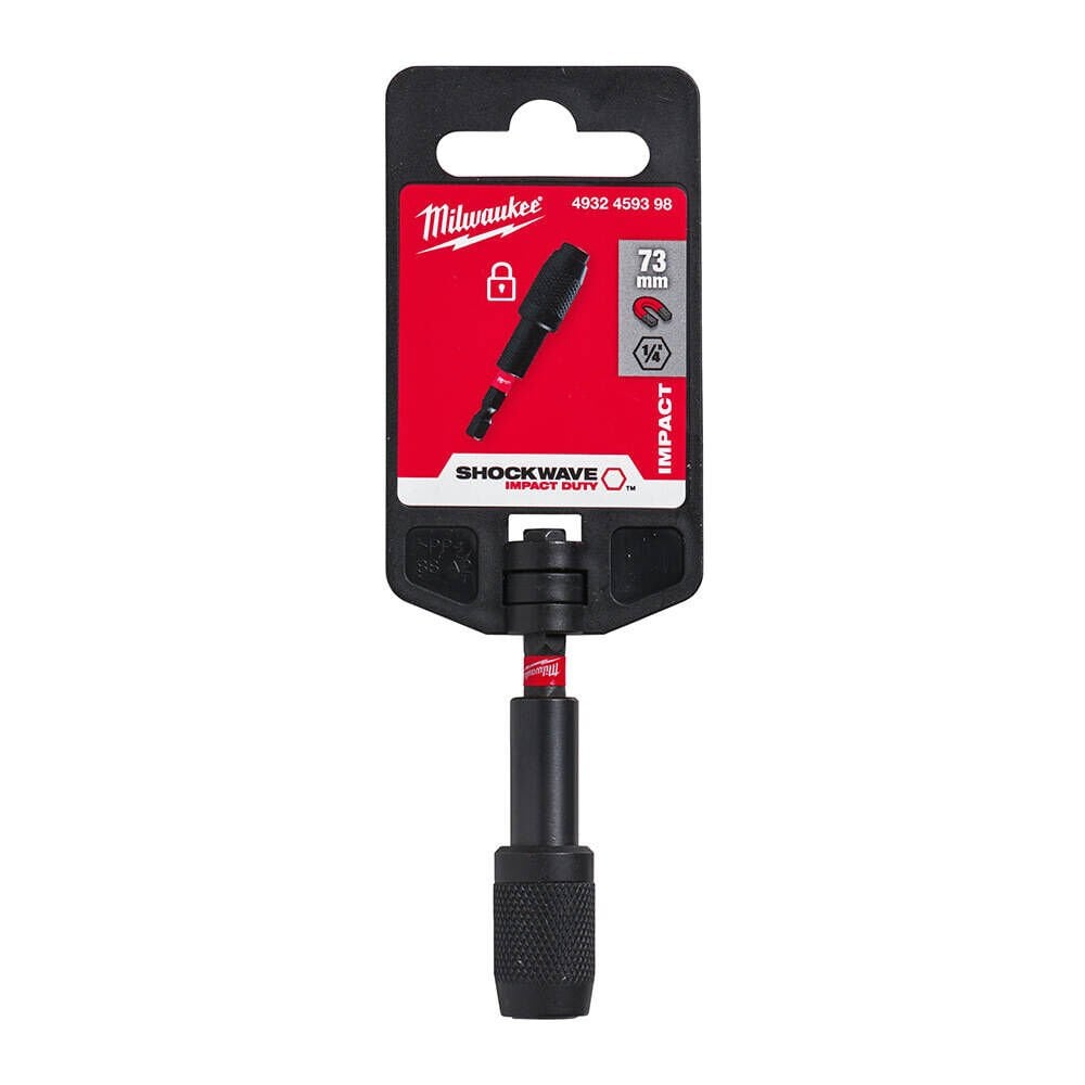 Milwaukee T4932459398 Bits Uç Tutucu Hızlı Kilitlemeli 73 Mm Shockwave