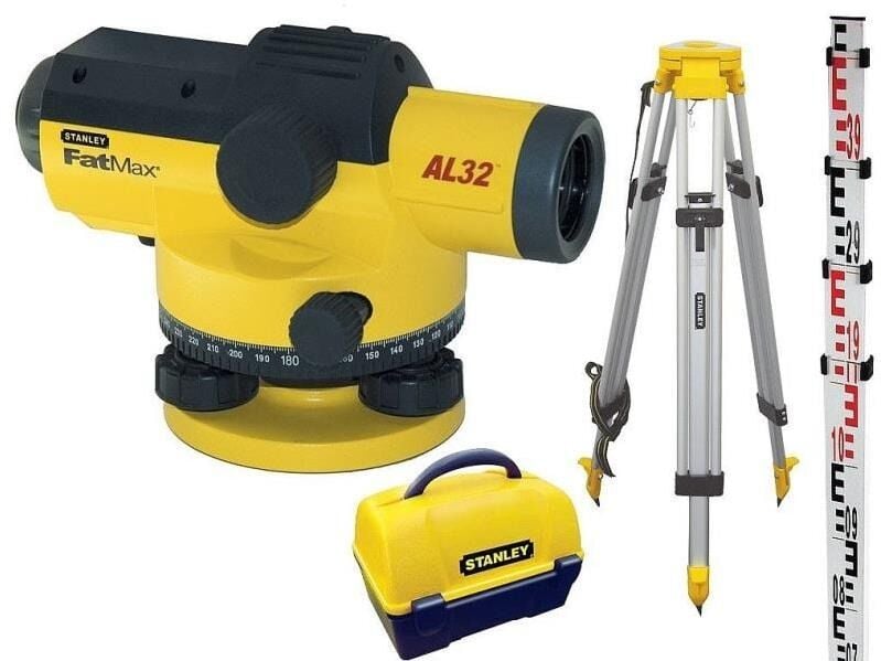 Stanley Lazer Optik Nivo Al 32 Gvp Kit