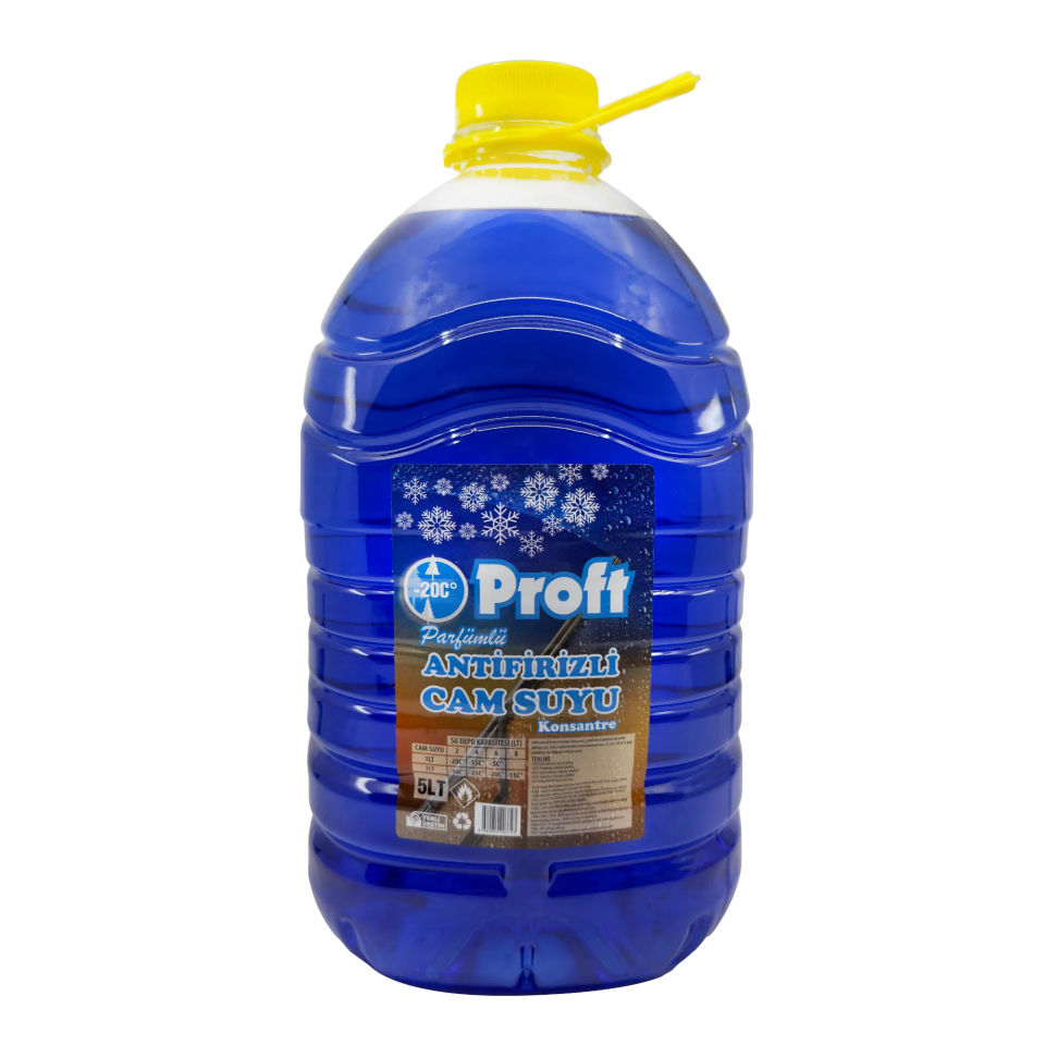 Proft Antifrizli Oto Cam Suyu 5 Lt