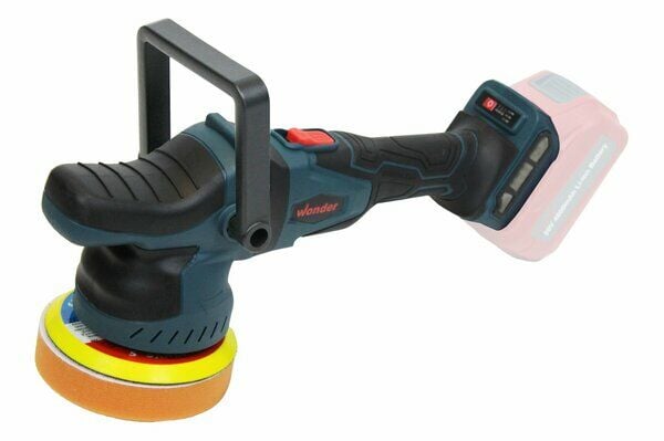 Wonder Kömürsüz Şarjlı Orbital Polisaj Makinası 20V 125mm (AKÜSÜZ)
