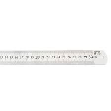 İthal Çelik Cetvel 500x30mm