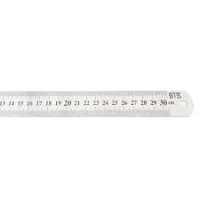 İthal Çelik Cetvel 500x30mm