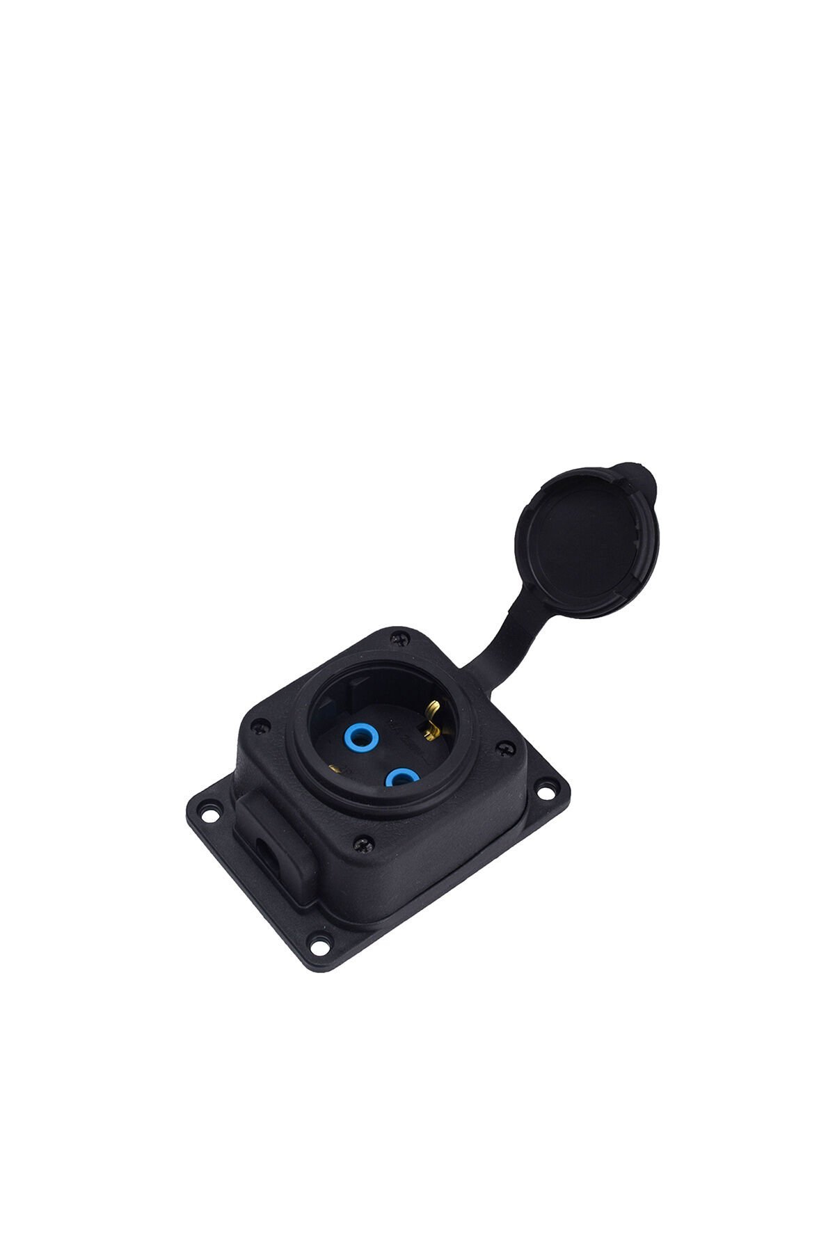 Bylion Kauçuk Tekli Sıva Üstü Duvar Priz