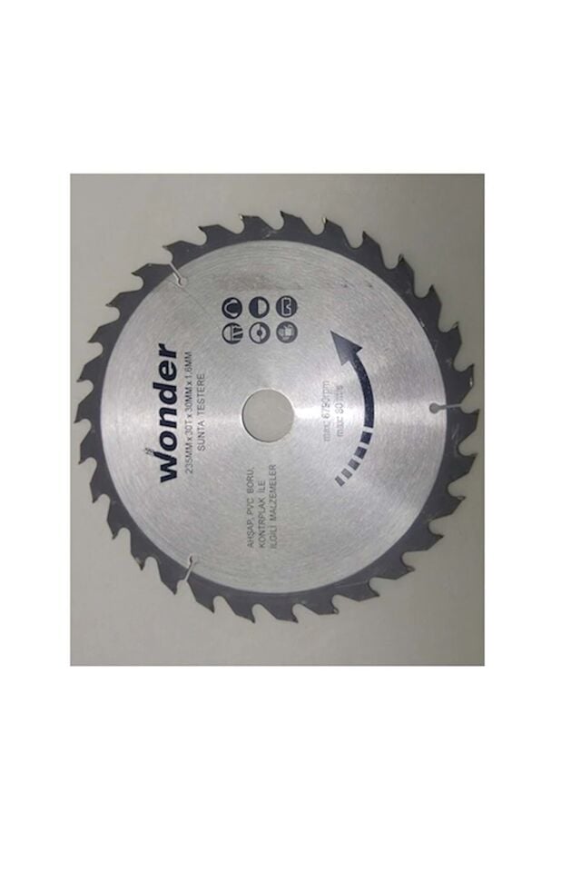 Wonder Daire Testeresi Ahşap 190x30.0 36 Diş