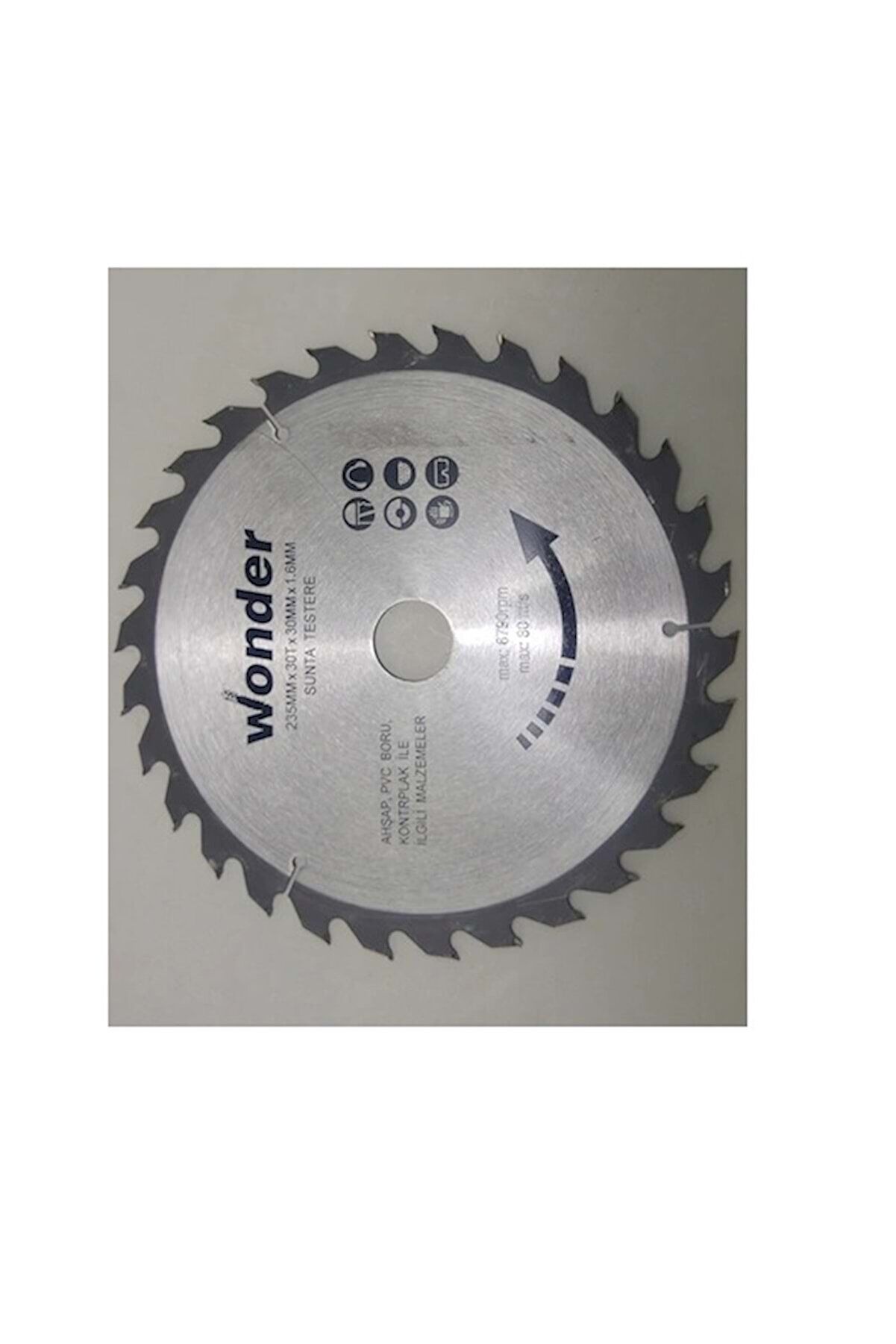 Wonder Daire Testeresi Ahşap 190x30.0mm 40 Diş