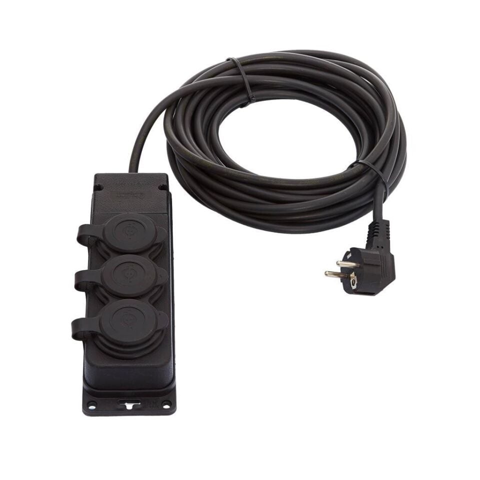 Bylion 3'lü Kauçuk Uzatma Kablosu 3x2.5mm (20mt)