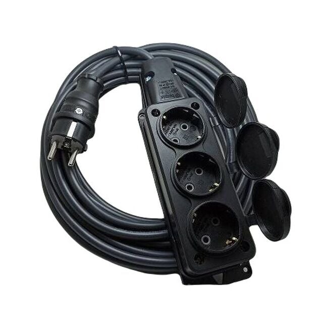 Bylion 3'lü Kauçuk Uzatma Kablosu 3x2.5mm (30mt)