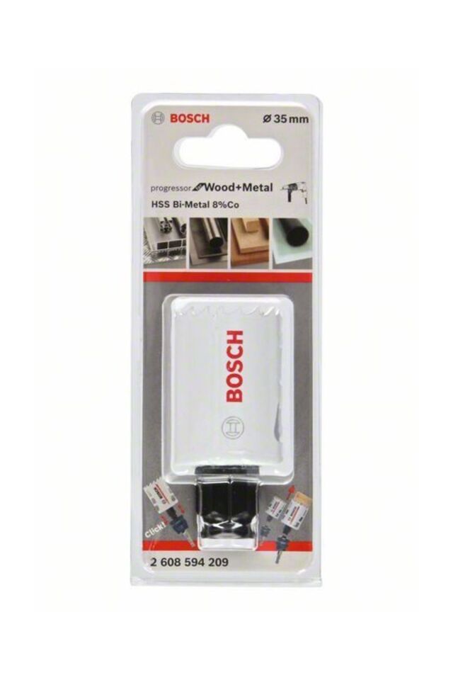 Bosch Bi-Metal Ahşap & Metal Panç Otomatik Adaptörlü 35mm