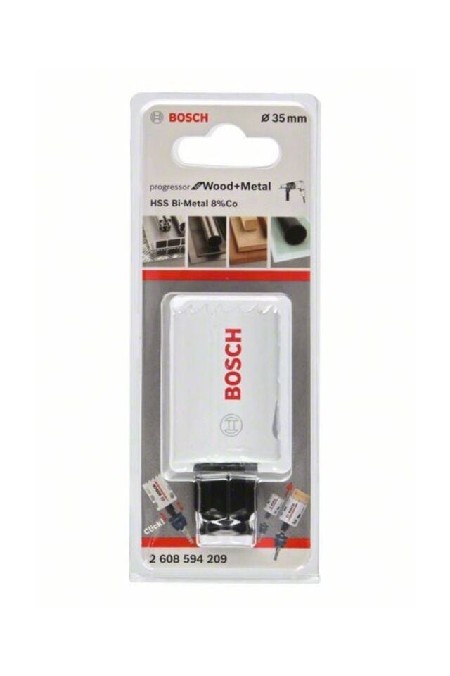 Bosch Bi-Metal Ahşap & Metal Panç Otomatik Adaptörlü 35mm