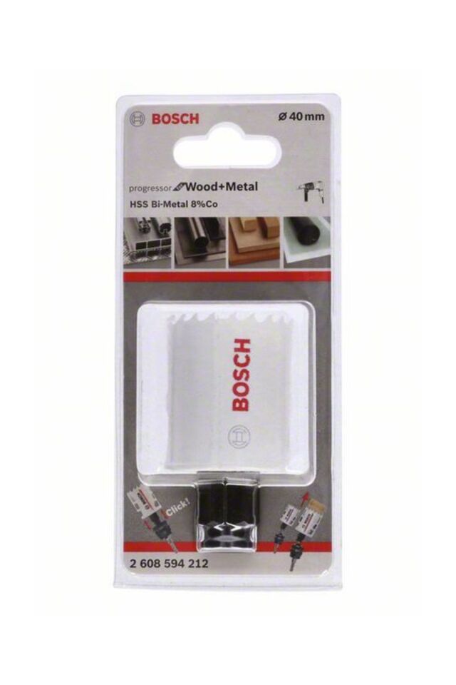 Bosch Bi-Metal Ahşap & Metal Panç Otomatik Adaptörlü 40mm