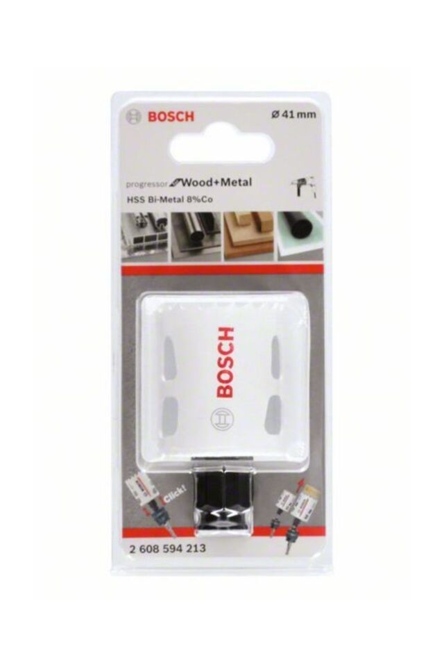 Bosch Bi-Metal Ahşap & Metal Panç Otomatik Adaptörlü 41mm