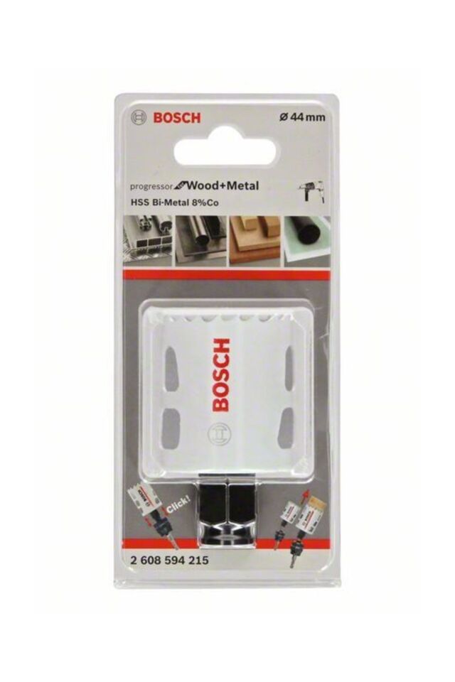 Bosch Bi-Metal Ahşap & Metal Panç Otomatik Adaptörlü 44mm