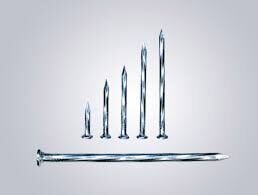 Kanallı Beyaz Çelik Çivi 5x100