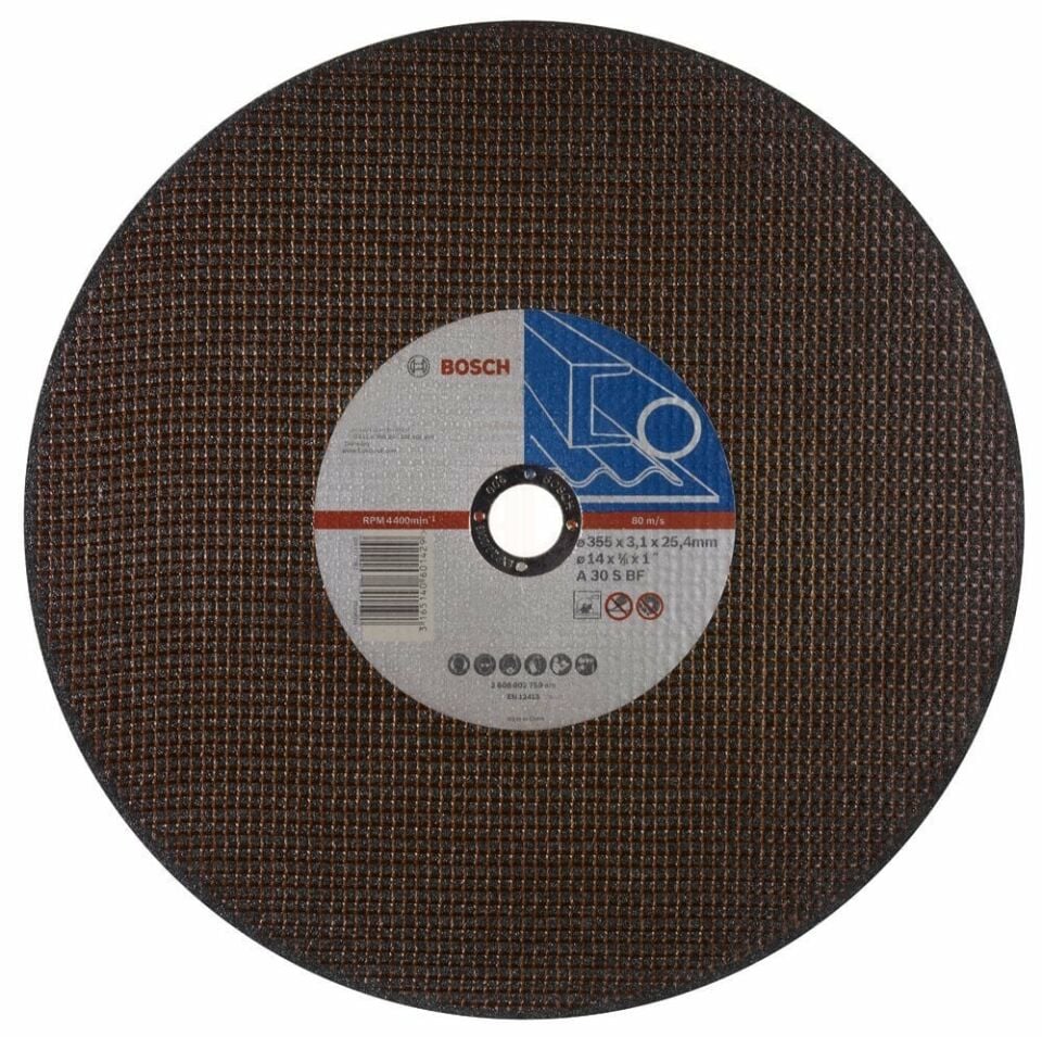 Bosch Metal Kesme 355x3.1x25.4mm Düz Kesici
