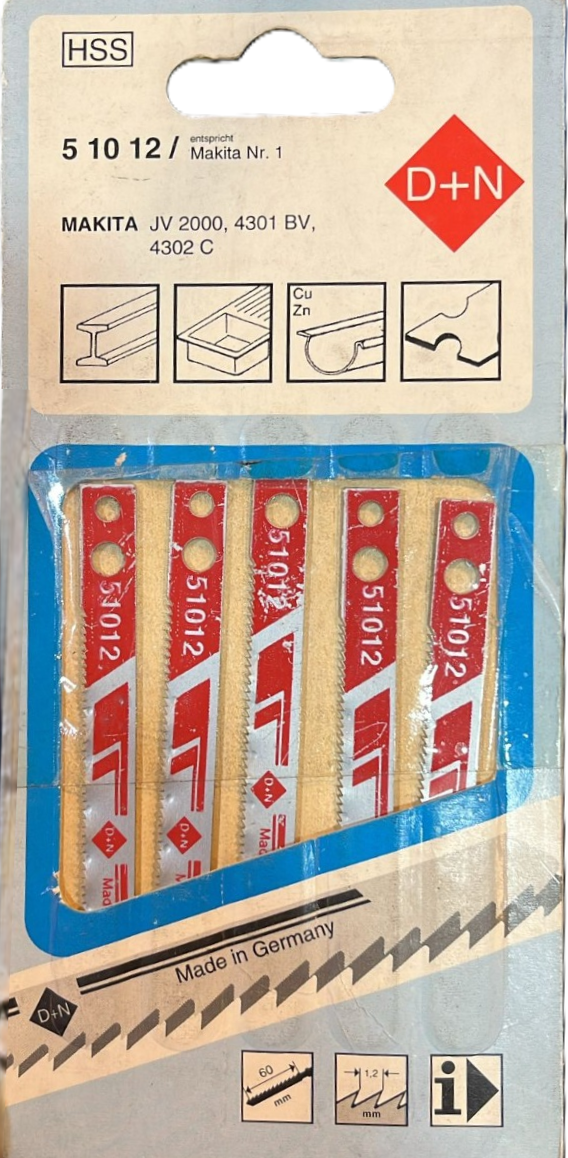 MAKİTA Dekupaj Testere Ucu (Paket 5li)