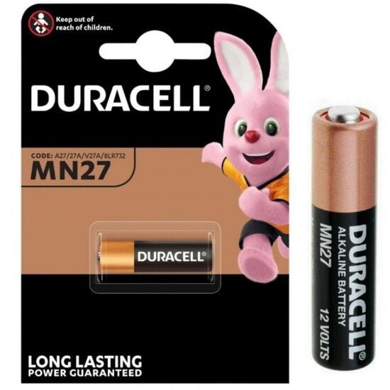 Duracell Alkalin MN27 Lityum Pil Tekli