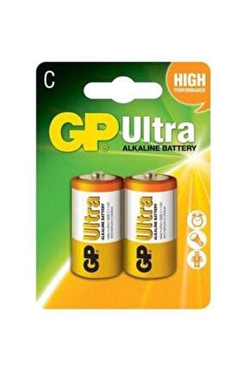 GP 14AU-2U2 Alkalin C Boy Orta Pil 2'li Paket