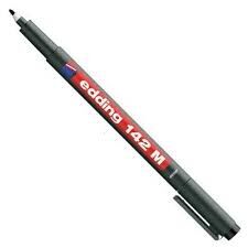 Edding 147S İnce Asetat Kalemi Siyah