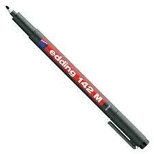 Edding 147S İnce Asetat Kalemi Siyah