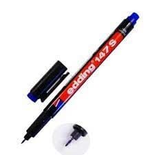 Edding 147S İnce Asetat Kalemi Mavi