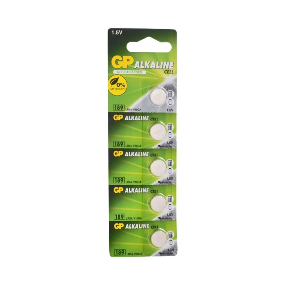 Gp LR54 Alkalin Düğme Pil (1 li )